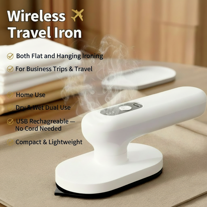 GoGO Compress SteamGo™ – Portable Travel Steam Iron & Garment Steamer
